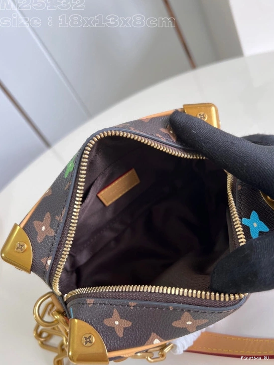 First bag ru MINI VUITTON TRUNK-18.5*13*8cm SOFT LOUIS 0809